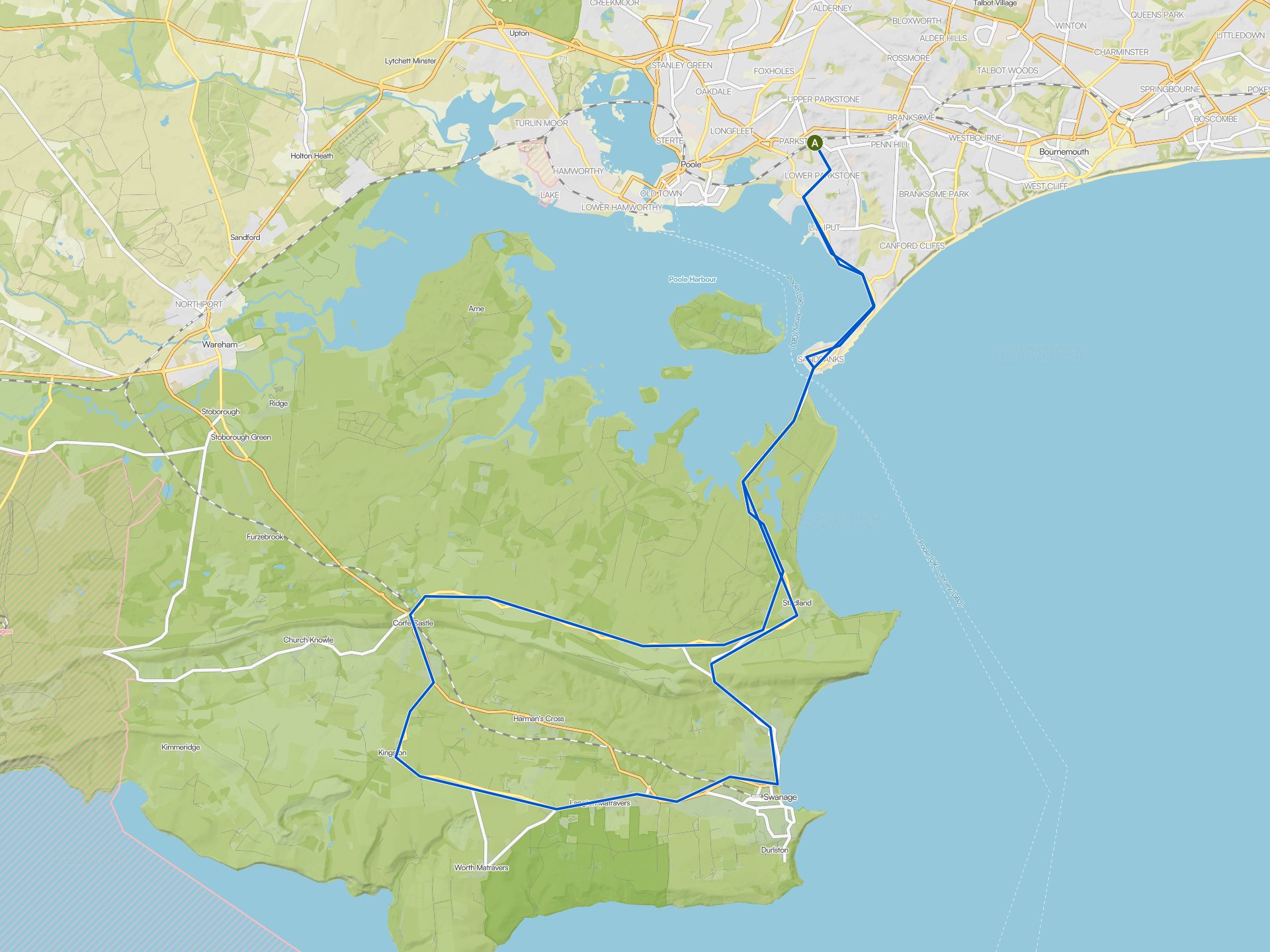 The best cycling routes around Poole | Komoot
